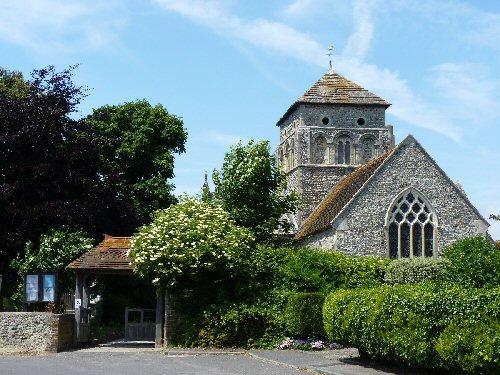 View of Church from gate